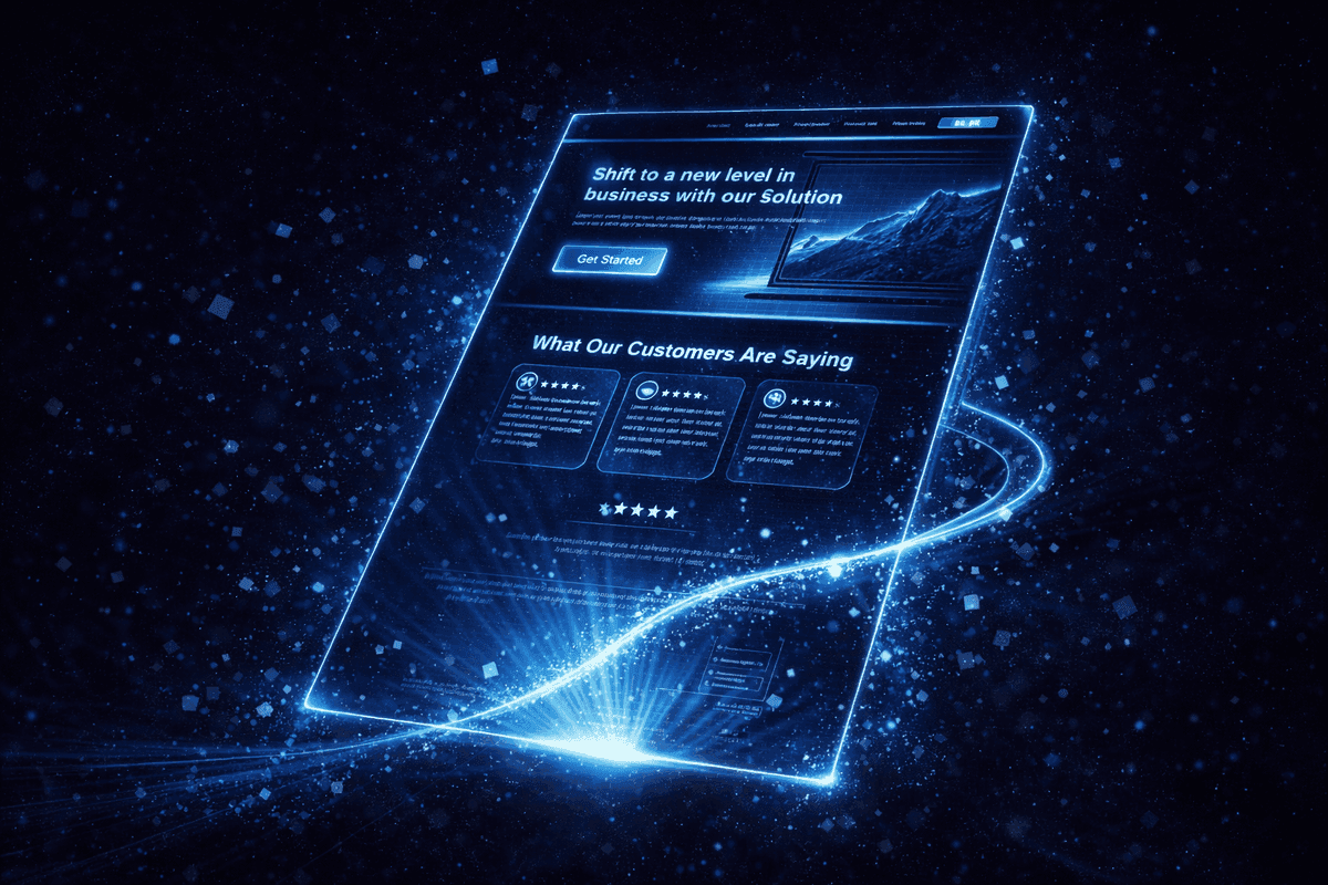 Landing Page mit KI erstellen